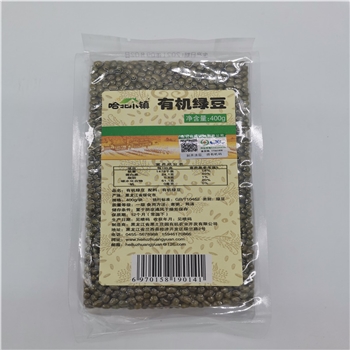 哈北小镇有机绿豆400g