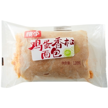 桃李鸡蛋香松面包120g