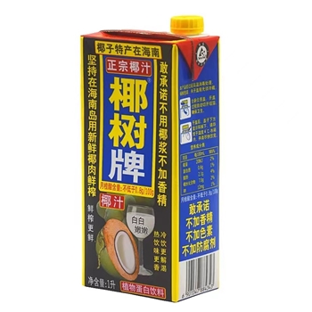 椰树牌椰汁(盒）1L