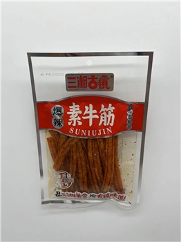 三湘古镇爆辣素牛筋80g