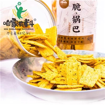 246g咱家有料脆锅巴烧烤味