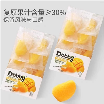 100克旅行青蛙DobbyQ弹芒果汁软糖