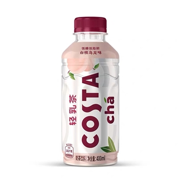400ml咖世家白桃乌龙味轻乳茶奶茶饮料