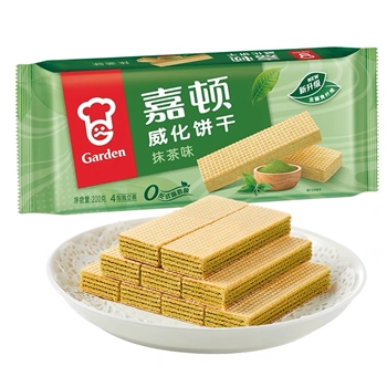 200g嘉顿-威化饼干(抹茶味)