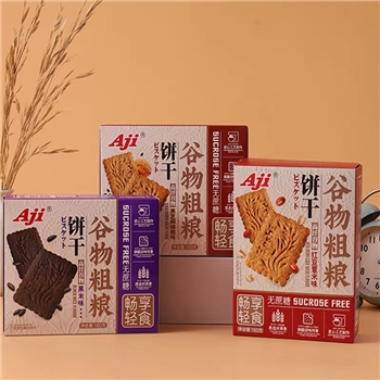 160gAji谷物粗粮饼干（黑芝麻核桃味）
