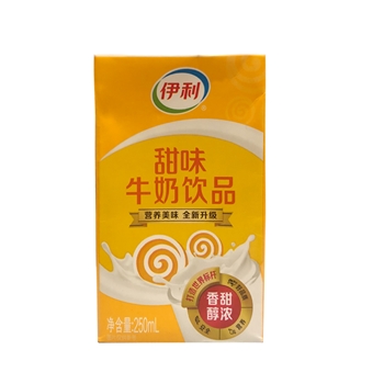 伊利甜牛奶250ml